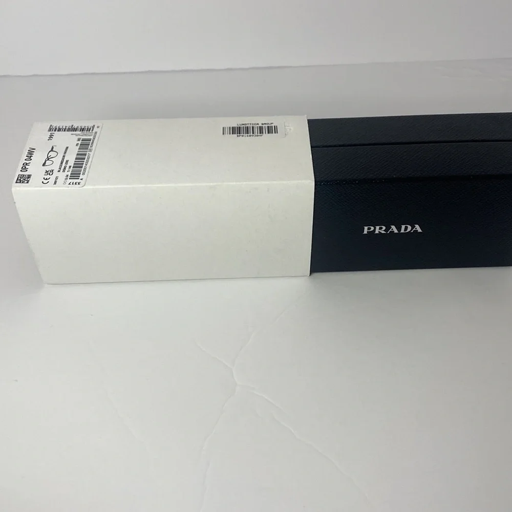 💯 Authentic - New Prada Sexy Black Havana Cat-Eye Eyeglasses - Picture 12 of 12